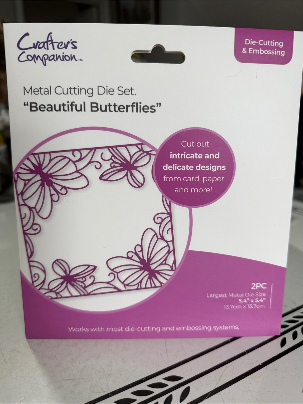 Crafters Companion Beautiful Butterflies Metal Cutting Die Set